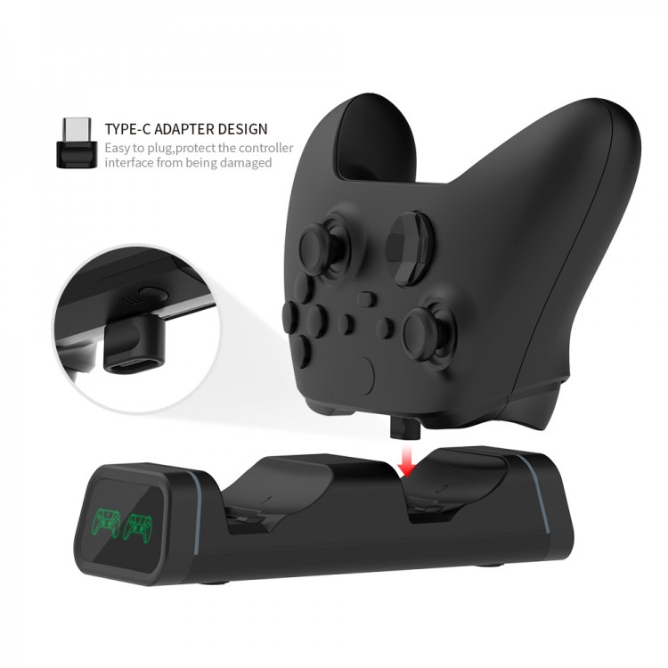 خرید شارژر دسته Xbox مدل Dobe - چراغدار - Image 2